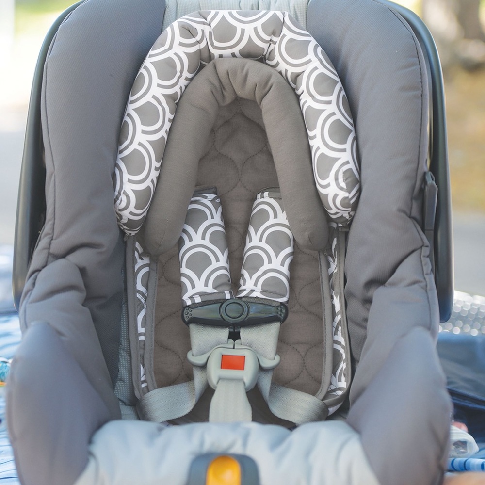 Grey Duo Baby Head Support